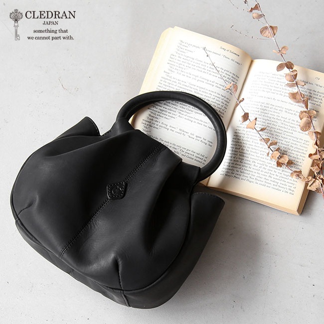 CL3501]【保存袋付き】CLEDRAN(クレドラン) ROUND HANDLE TOTE