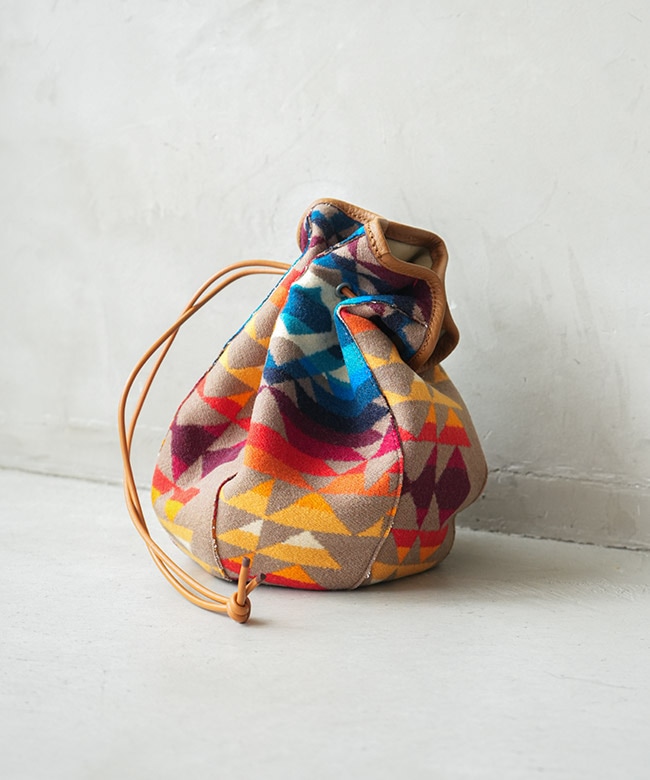 PENDLETON(ペンドルトン) Kinchaku Bag 巾着バッグ ウールブランケット