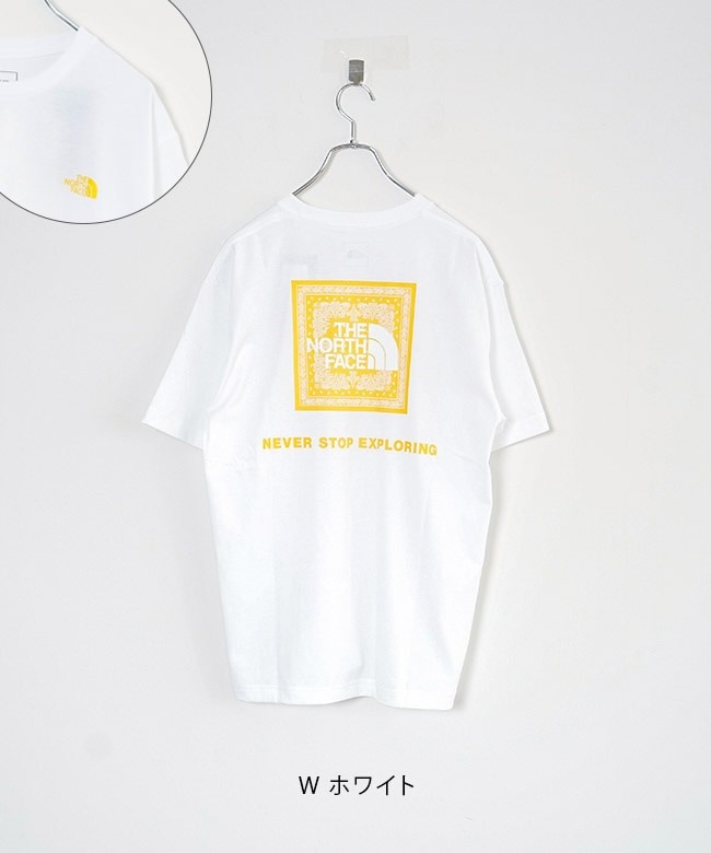 tシャツ THE NORTH FACE/ザ・ノース・フェイス  BANDANA SQUARE LOGO バンダナプリント Tシャツ NTW32446 楽天市場】THE NORTH FACE ザ・ノース・フェイス NTW32446 S/S