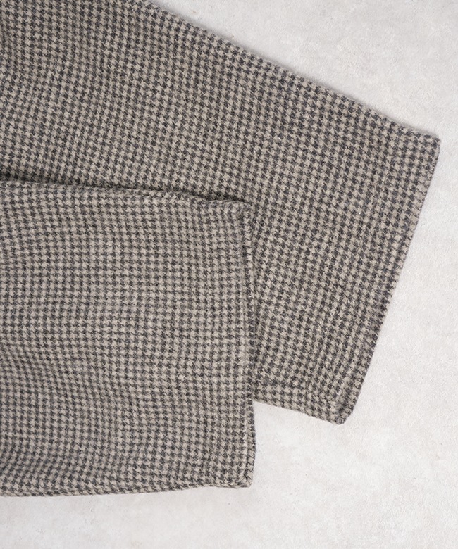 TB24422-B]tumugu(ツムグ) 千鳥ウールシャギーパンツ ボトム