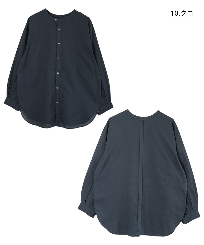 SALE 50%OFF】prit(プリット)100/2甘ボイル 2wayシャツ レディース