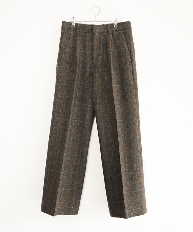25AMSPA09]THE SHINZONE(ザ シンゾーン) WOOL SEMI FLARE PANTS ウール