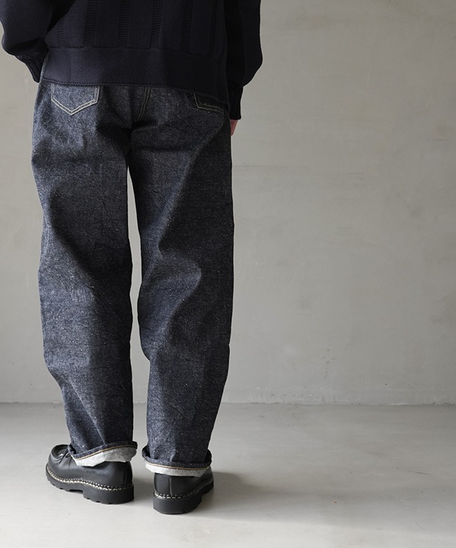 GL42579A]gold(ゴールド) RECYCLED WASTE SUVIN COTTON YARN 14oz