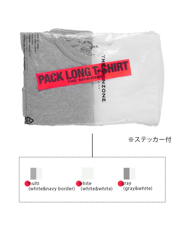 24AMSCU04]THE SHINZONE(ザ シンゾーン) PACK LONG SLEEVE TEE