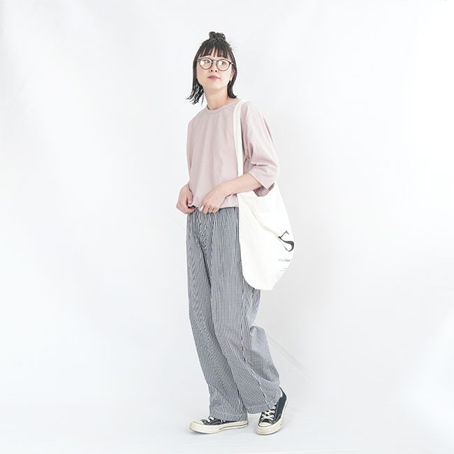 ◇[SMA-PUF-HIMO-5]SOLAMONAT(ソラモナ) パフ天竺裾紐5分袖プルー