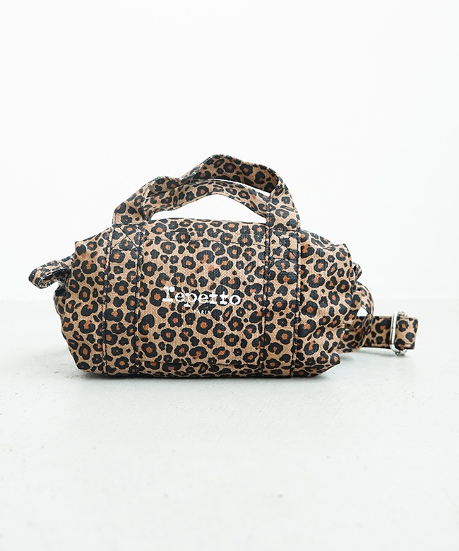 repetto(レペット)Leopard Mini Duffle bag レオパードミニダッフル