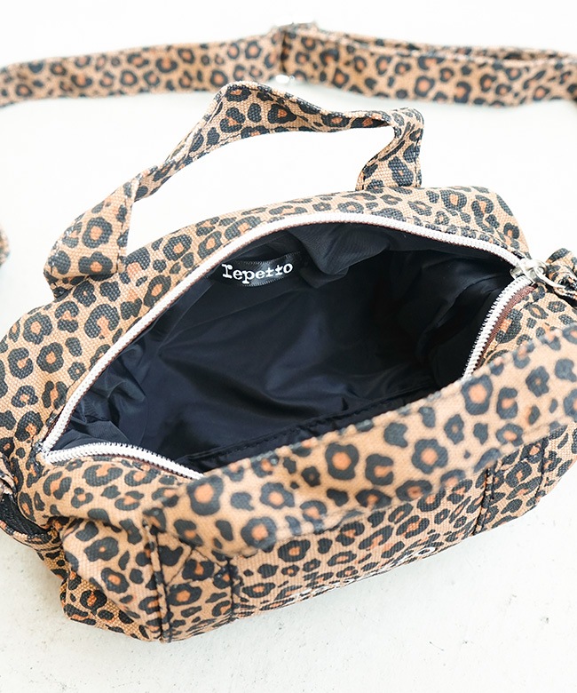 repetto(レペット)Leopard Mini Duffle bag レオパードミニダッフル
