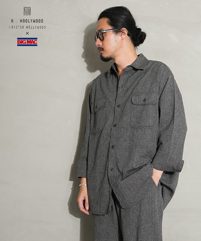 N.HOOLYWOOD(エヌハリウッド)×BIG MAC (ビックマック)BLACK CHAMBRAY