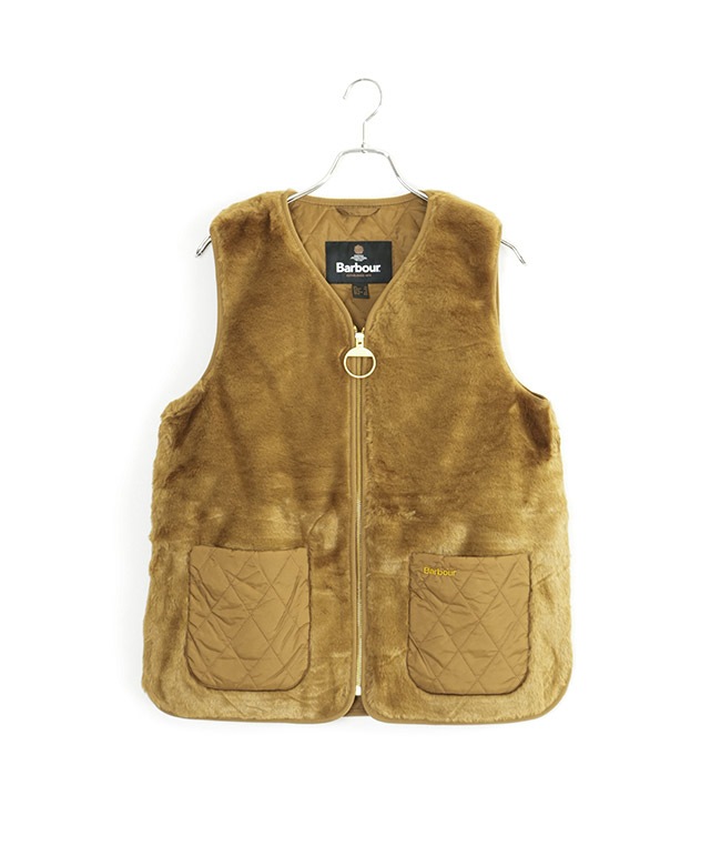 Barbour(バブアー) KARIN FAUX FUR GILET カリンフェイクファージレ