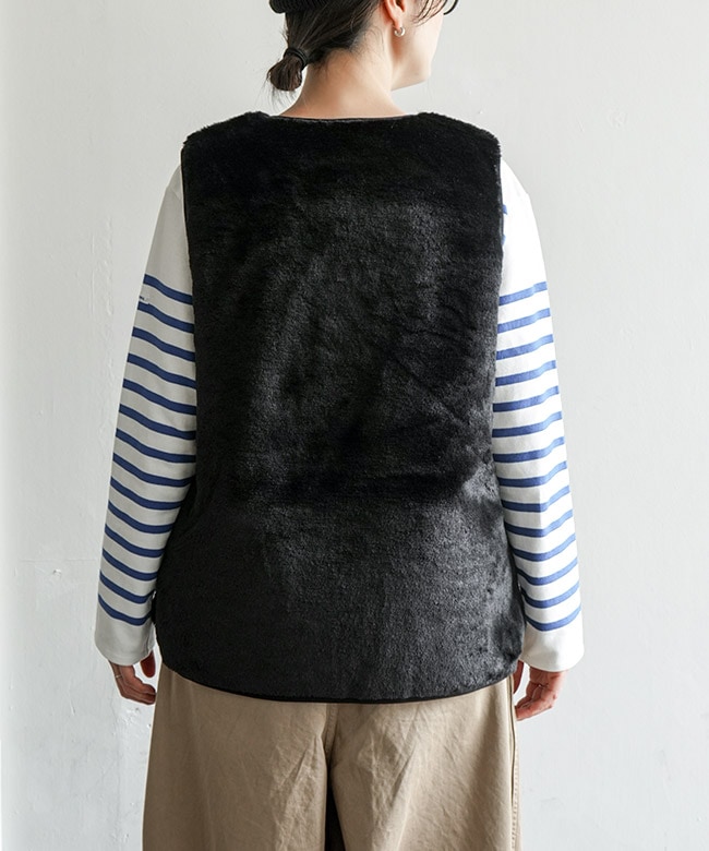 Barbour(バブアー) KARIN FAUX FUR GILET カリンフェイクファージレ