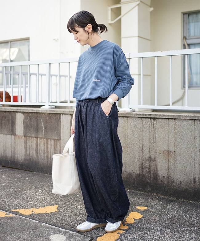 L.L.Bean(エルエルビーン) Union Long-Sleeve Stripe Tee Tシャツ プル 