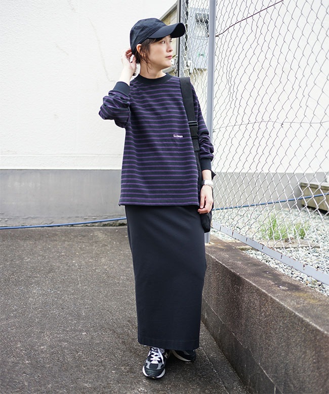 L.L.Bean(エルエルビーン) Union Long-Sleeve Stripe Tee Tシャツ プル 