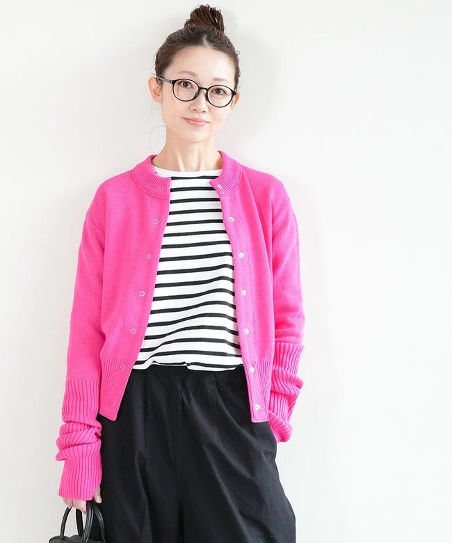 25SMSNI01]THE SHINZONE(ザ・シンゾーン) COTTON LONG RIB CARDIGAN