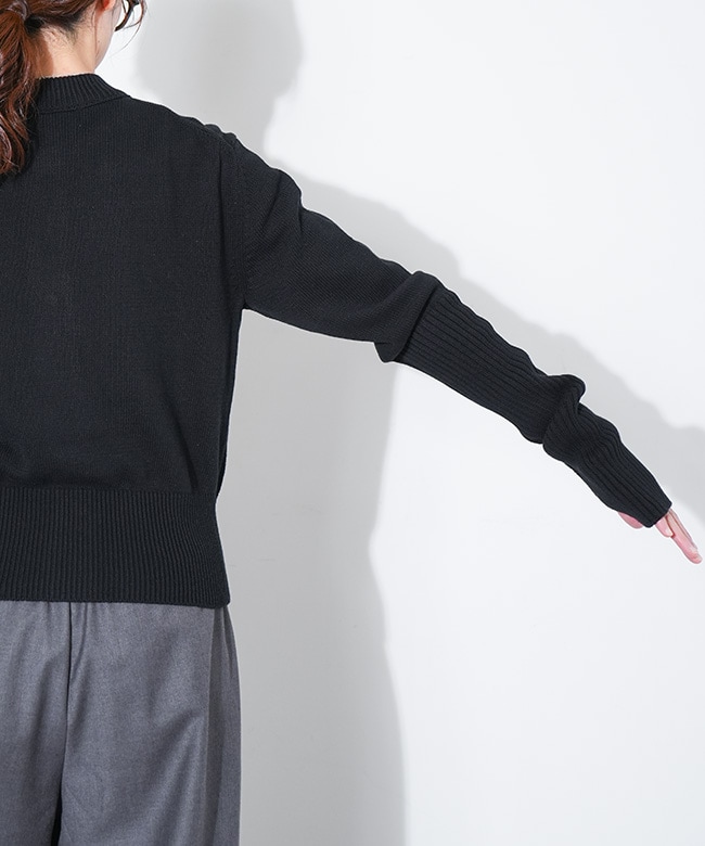 THE SHINZONE(ザ・シンゾーン) COTTON LONG RIB CARDIGAN コットン