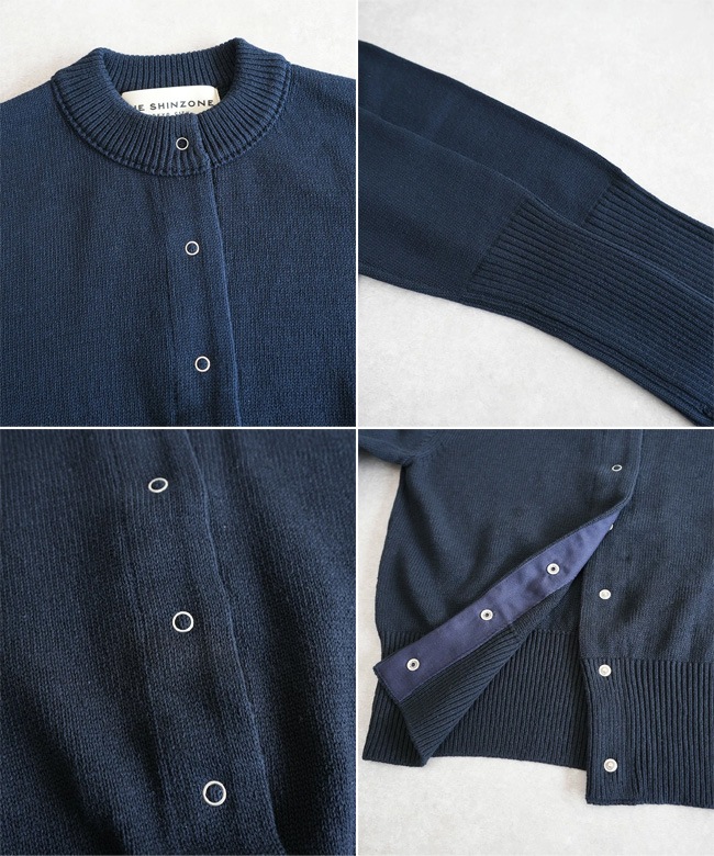 25SMSNI01]THE SHINZONE(ザ・シンゾーン) COTTON LONG RIB CARDIGAN