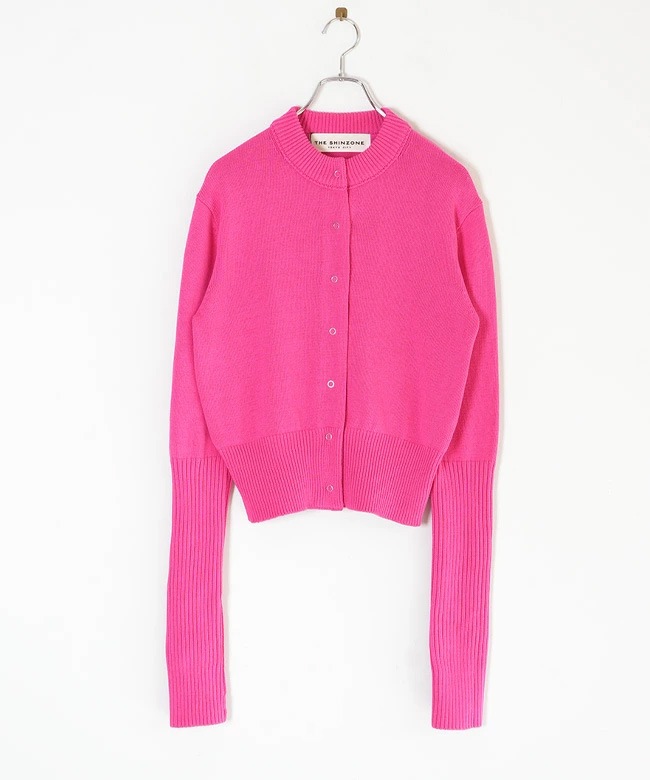25SMSNI01]THE SHINZONE(ザ・シンゾーン) COTTON LONG RIB CARDIGAN