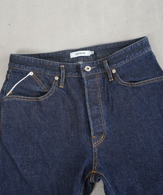 nonnative/DWELLER5PJEANS 03 ネイビー　サイズ0 ノンネイティブ nonnative 25ss デュエラージーンズセルヴィッチ