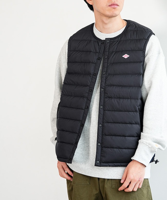 ◇[DT-A0026RRT]DANTON(ダントン) INNNER DOWN CREWNECK VEST インナー