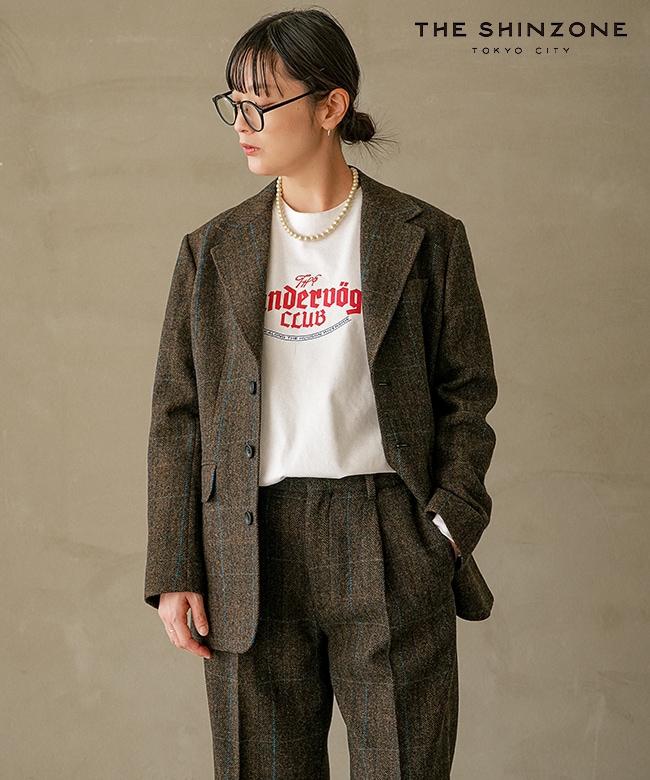 25AMSJK03]THE SHINZONE(ザ シンゾーン) WOOL SINGLE BREASTED JACKET