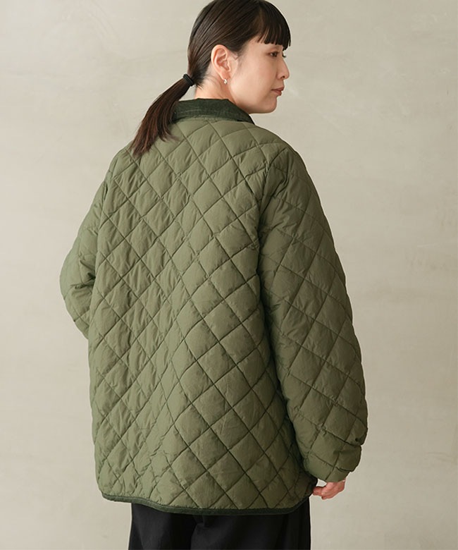 GY-A0717NYM]Gymphlex(ジムフレックス) QUILT DOWN PUFF SLEEVE MIDDLE