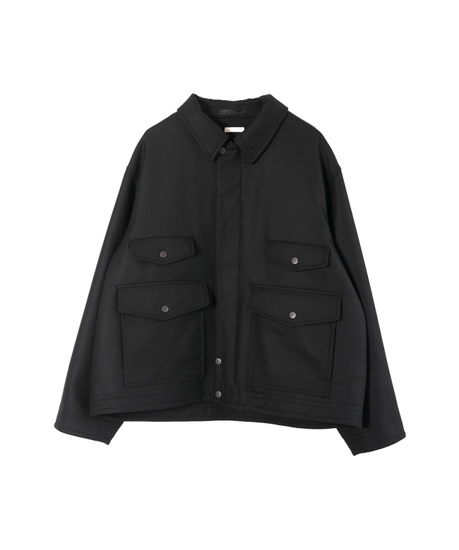 ジャケット・アウター ULTERIOR comoli graphpaper maatee&sons UBS48-KC205]ULTERIOR(アルテリア)SUPER FINE LIGHT MELTON SHORT