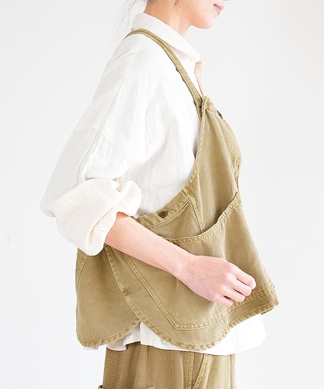 新品tumuguツムグ　ベスト TUMUGU（ツムグ） コットンスパン 2Wayベスト / レディース トップス