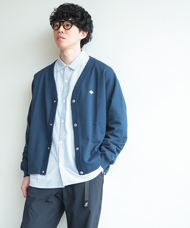 ◇[DT-C0406CIN]DANTON(ダントン) V-NECK CARDIGAN Vネック