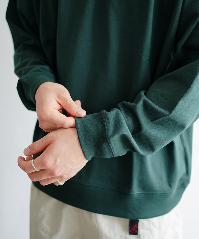 ◇[DT-C0204TCB]DANTON(ダントン) プレーンロングスリーブTシャツ/無地