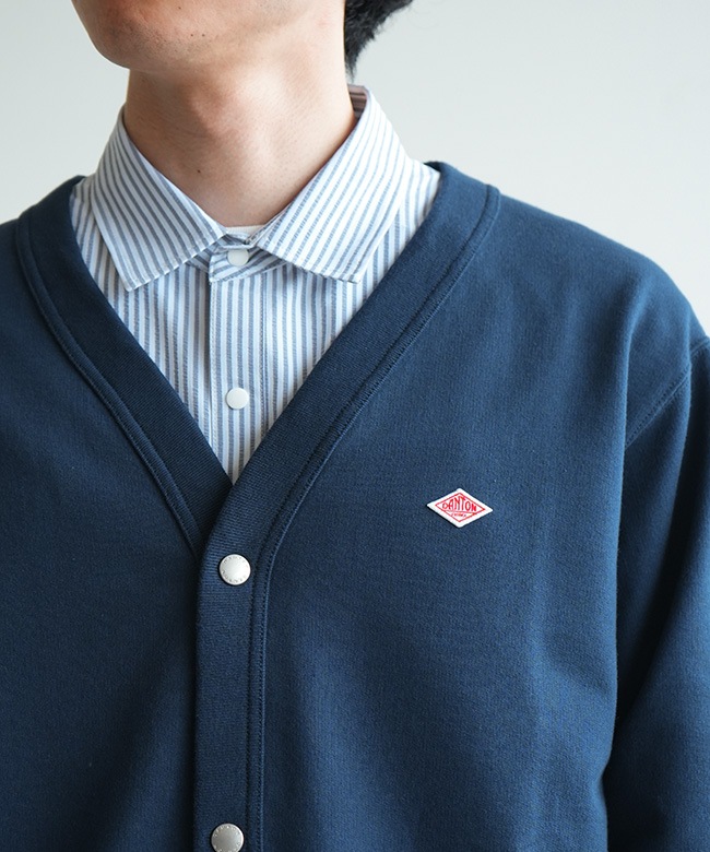 ◇DANTON(ダントン) V-NECK CARDIGAN Vネックカーディガン [DT