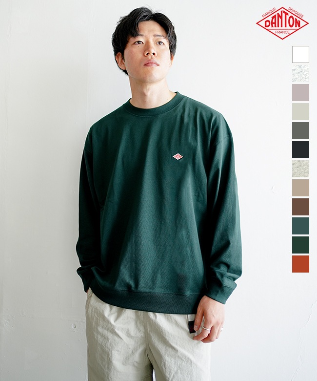 ◇[DT-C0204TCB]DANTON(ダントン) プレーンロングスリーブT