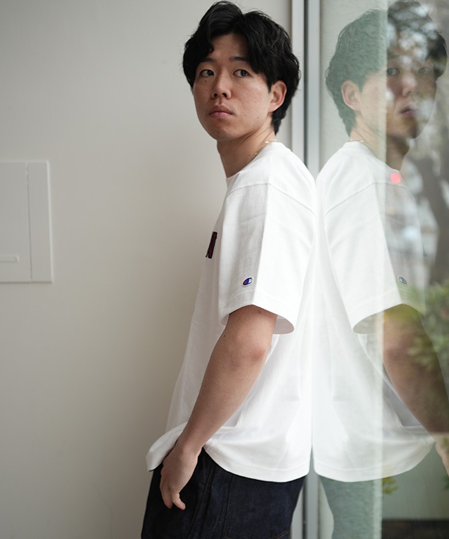 mihonano リバースウィーブショートトップス Champion(チャンピオン) RW SHORT SLEEVE T-SHIRT リバースウィーブ