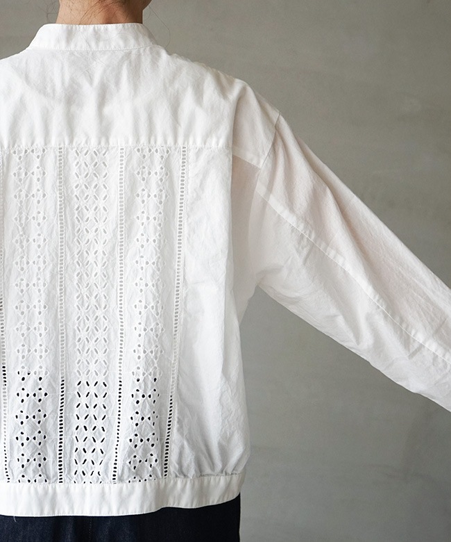 SALE 30%OFF】Midi Umi(ミディウミ)レースジャケットシャツ 【メール便