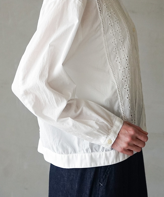 SALE 30%OFF】Midi Umi(ミディウミ)レースジャケットシャツ 【メール便