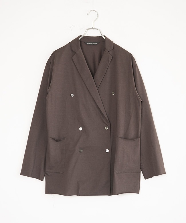 mizuiro ind(ミズイロインド)cut double breasted C/D カットダブル