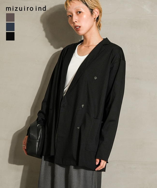 mizuiro ind(ミズイロインド)cut double breasted C/D カットダブル
