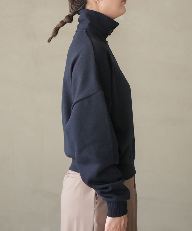 FRED PERRY(フレッドペリー) Brushed Back Sweatshirt Polo ブラッシュ