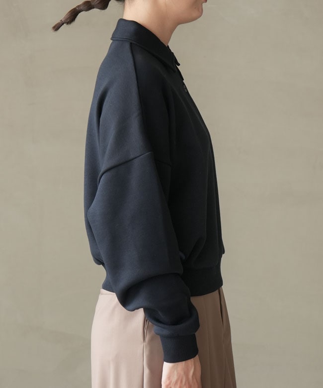 FRED PERRY(フレッドペリー) Brushed Back Sweatshirt Polo ブラッシュ