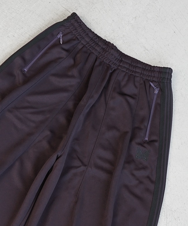 Needles ヒザデルパンツ　ダークパープル　PU277 NEEDLES（ニードルズ）PU277 H.D. Track Pant - Poly Smoothの