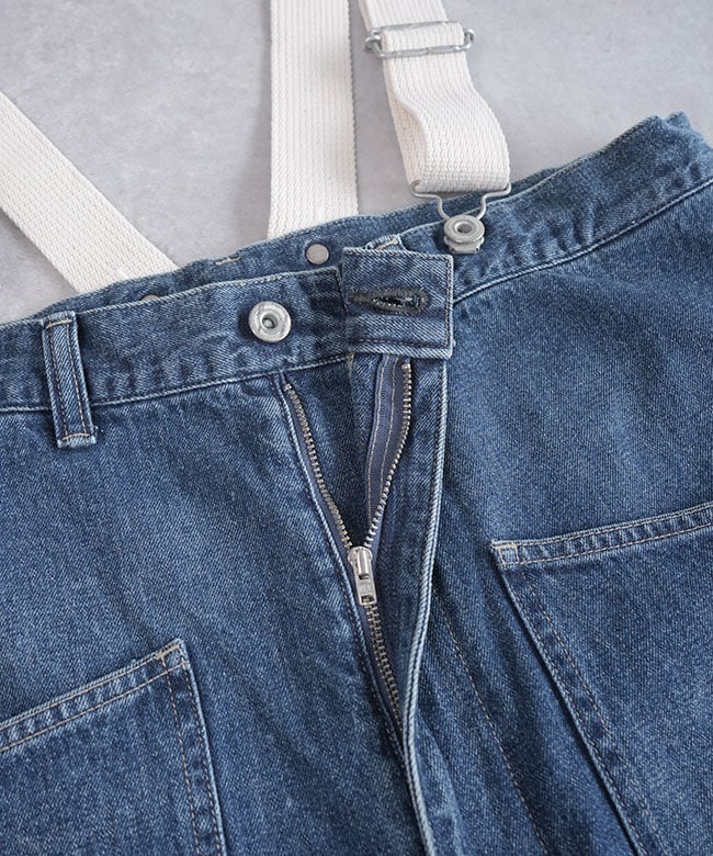 JL243P02]JOHNBULL(ジョンブル) 10.5オンスデニムオーバーサスペンダー