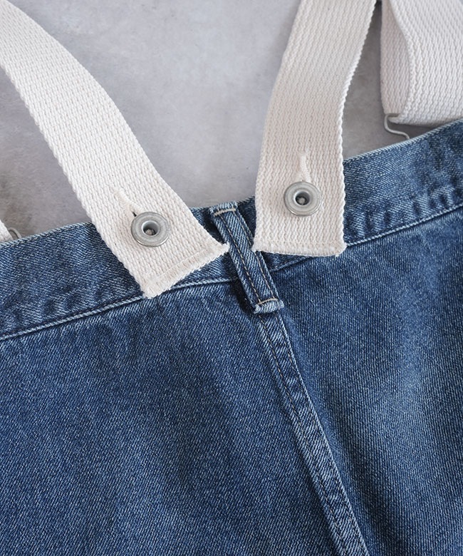 FRAMeWORK ジョンブル10.5オンスデニムオーバーサスペンダーパンツ JOHNBULL 10.5オンスデニムオーバーサスペンダーパンツ」 | ANTOM SIDE
