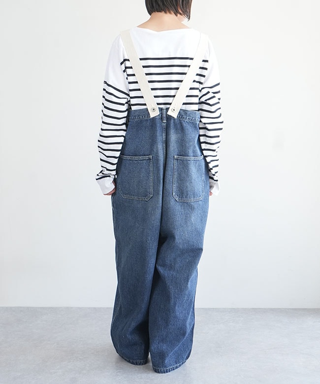 【FRAMeWORK】JOHNBULL デニムオーバーサスペンダーパンツ(新品) フレームワーク FRAMeWORK ≪追加≫JOHNBULL/ジョンブル デニム