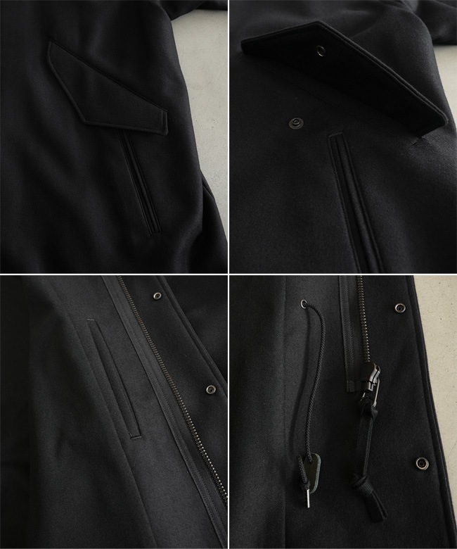 ULTERIOR(アルテリア)Super Fine Light Melton B/C Field Coat