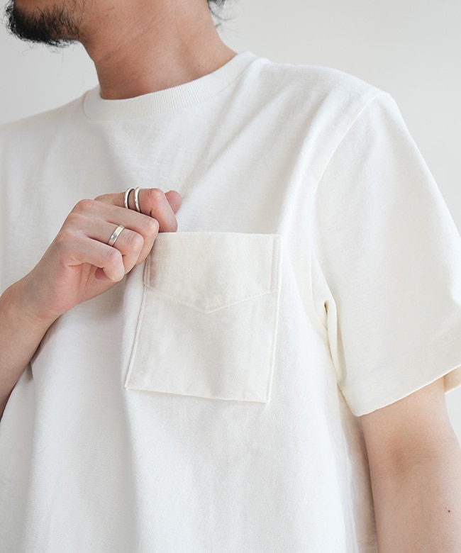 Jackman(ジャックマン) Dotsume Pocket T-Shirt ドツメポケットT