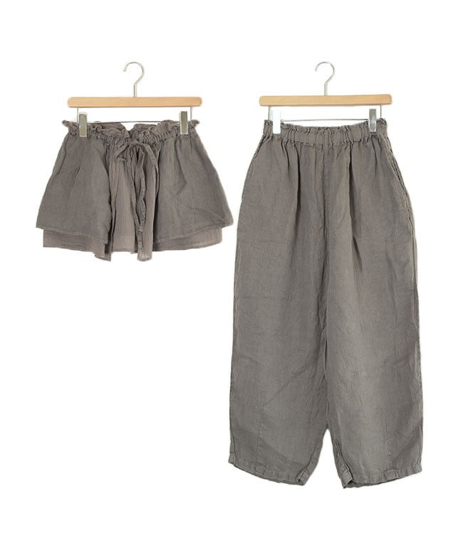 2点セット】 tumugu(ツムグ) ソリトリネン3×コットンリネンボイル