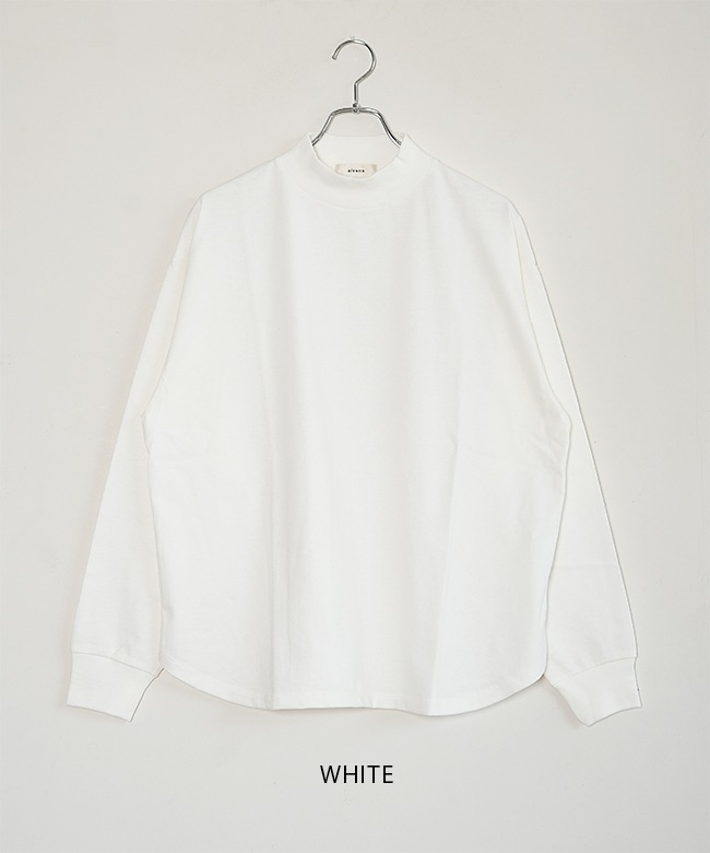 SALE 30%OFF】alvana(アルヴァナ) 空紡 MIDLE NECK ROUND L/S TEE