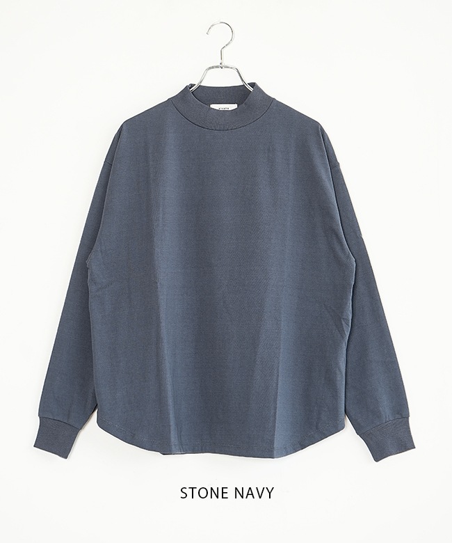 SALE 30%OFF】alvana(アルヴァナ) 空紡 MIDLE NECK ROUND L/S TEE