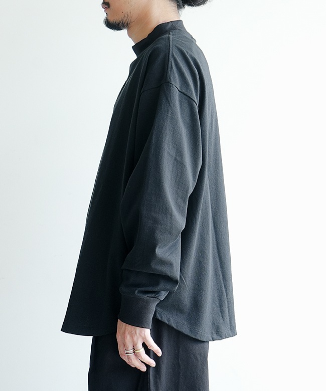 SALE 30%OFF】alvana(アルヴァナ) 空紡 MIDLE NECK ROUND L/S TEE