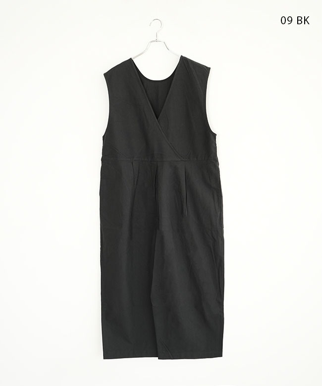 01EFP14458]blue willow(ブルーウィロー) コットンオックスサロペット