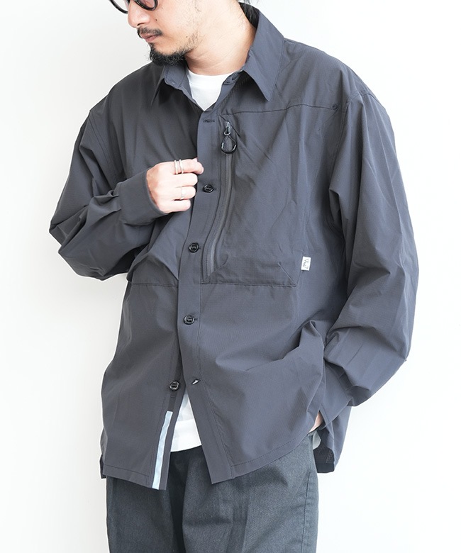 トップス CMF OUTDOOR GARMENT \"NEL SHIRTS\" BLACK CMF OUTDOOR GARMENT 
