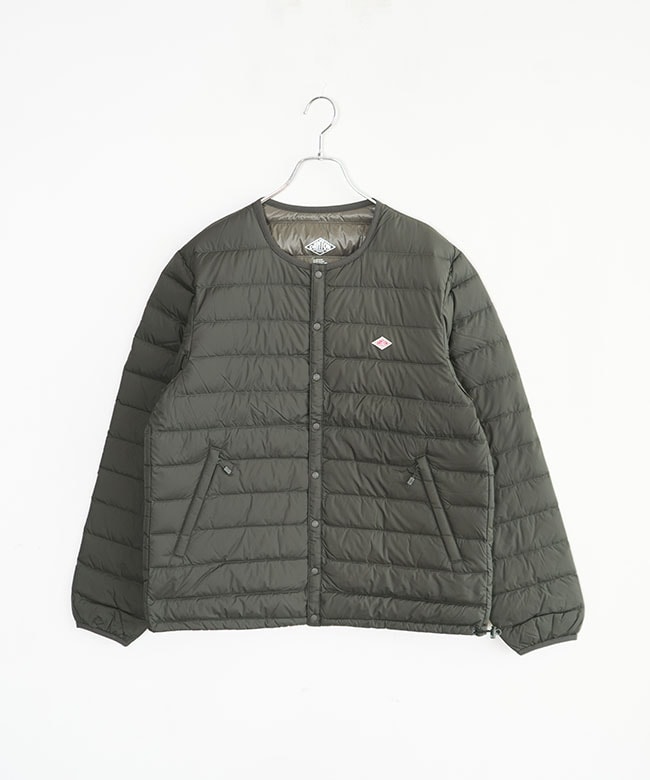 ダントン　インナーダウンジャケット　グレー DANTON ダントン インナーダウンクールネックジャケット(グレー